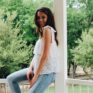 American Eagle White Tank